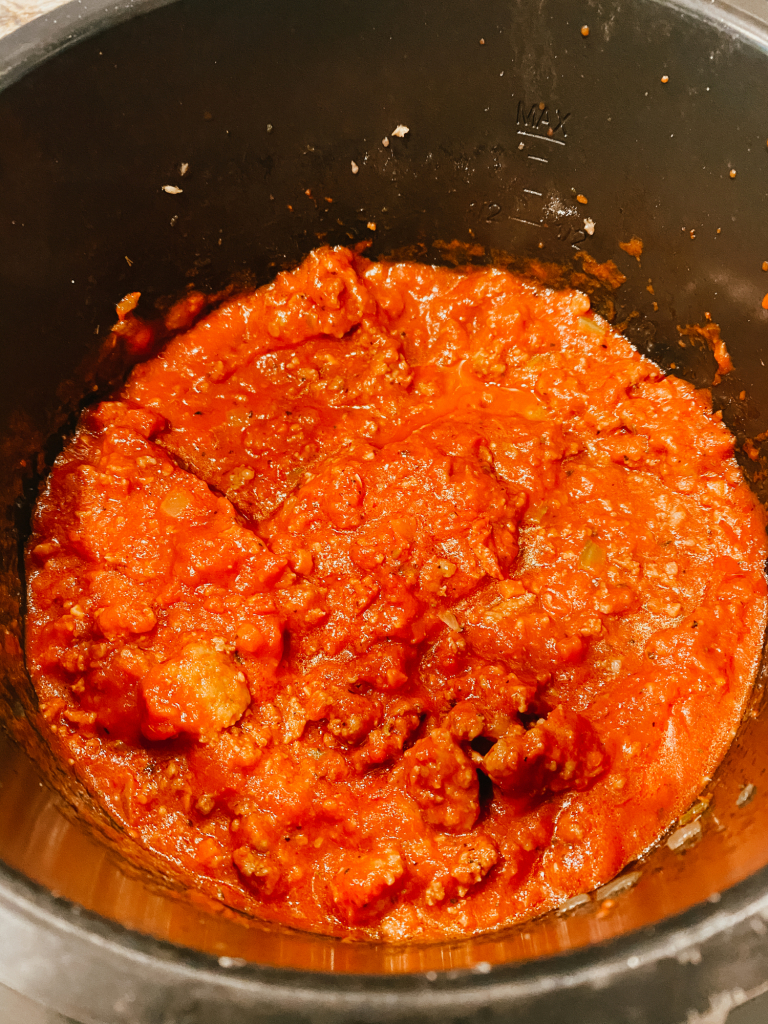 add tomato sauce