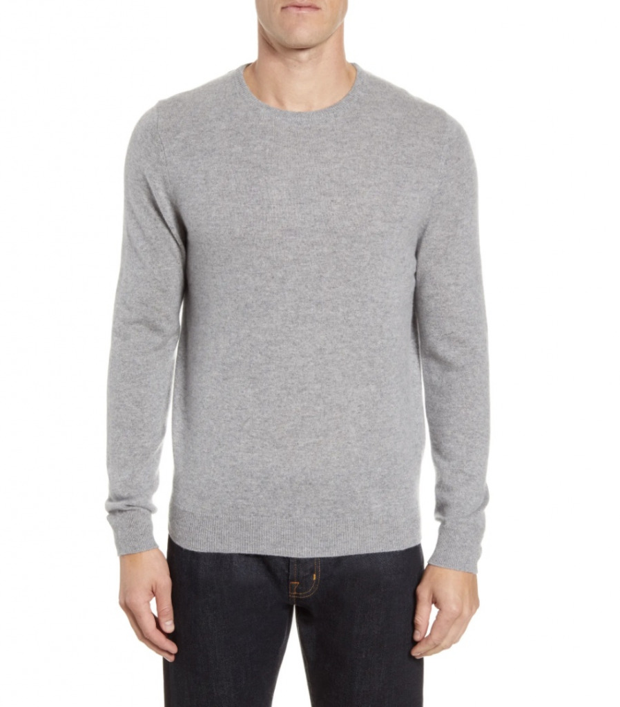 men's cashmere crewneck sweater