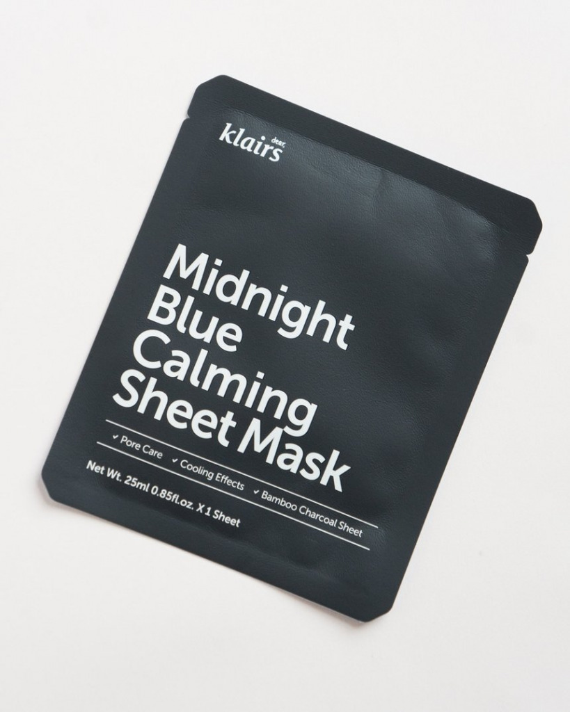 midnight blue sheet mask