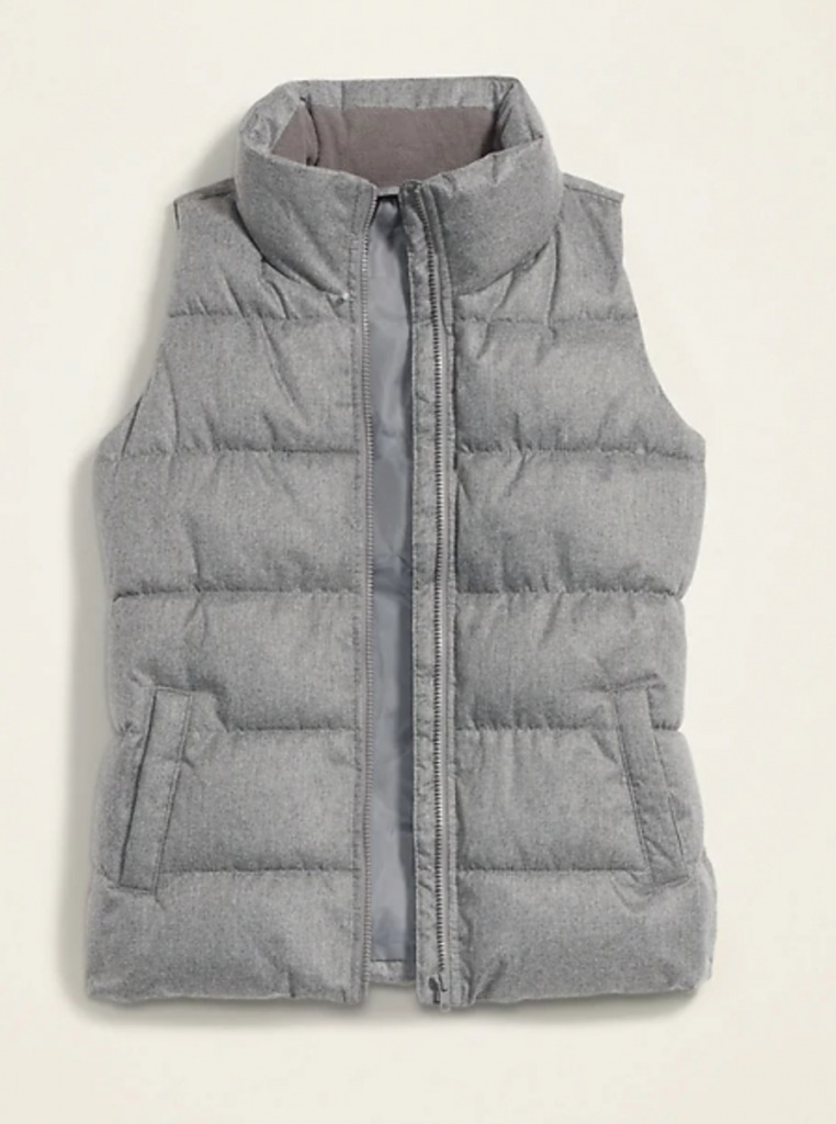pantone color puffer vest