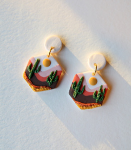 desert earrings