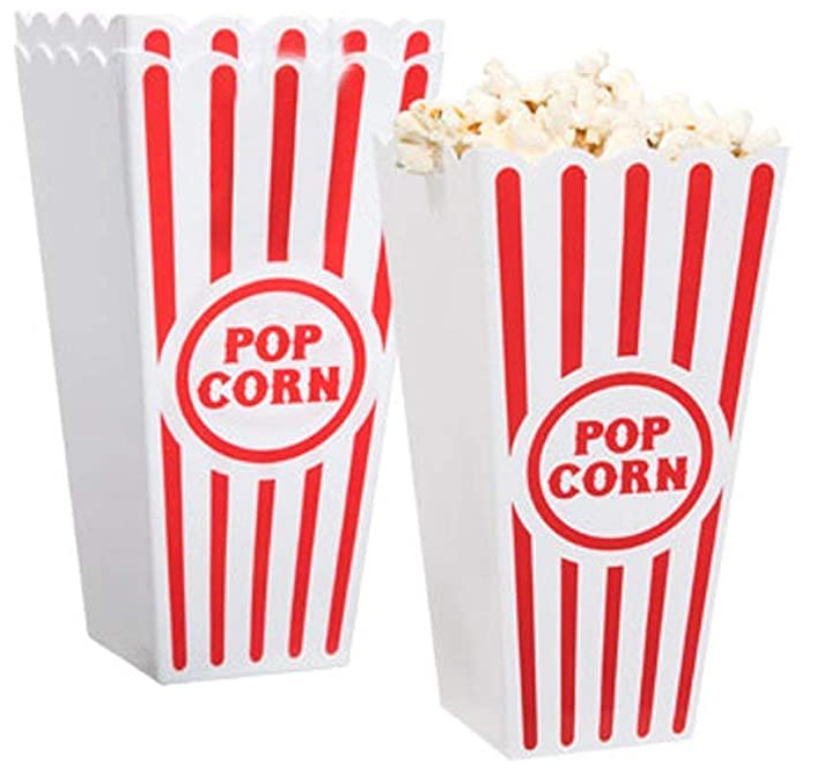 Plastic Reusable Popcorn Tub