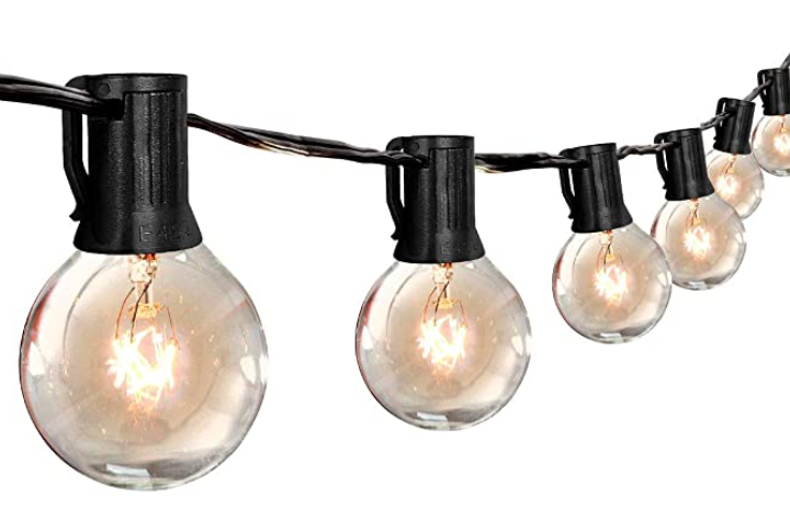 Outdoor String Lights with G40 Globe Bulbs