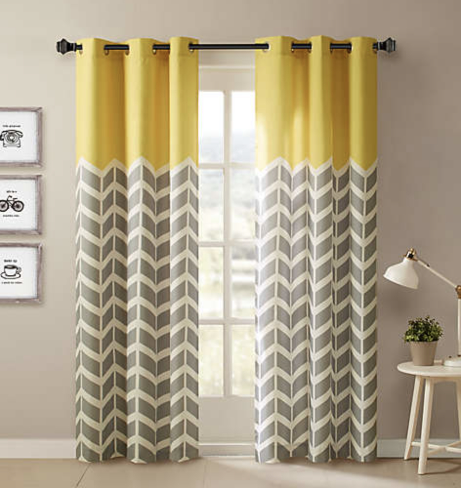 geometric curtains