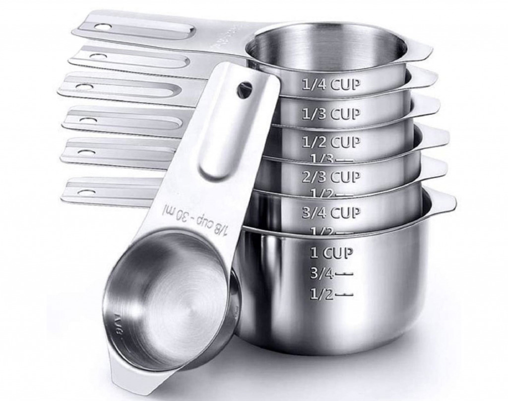 STAINLESS steel measuring cups