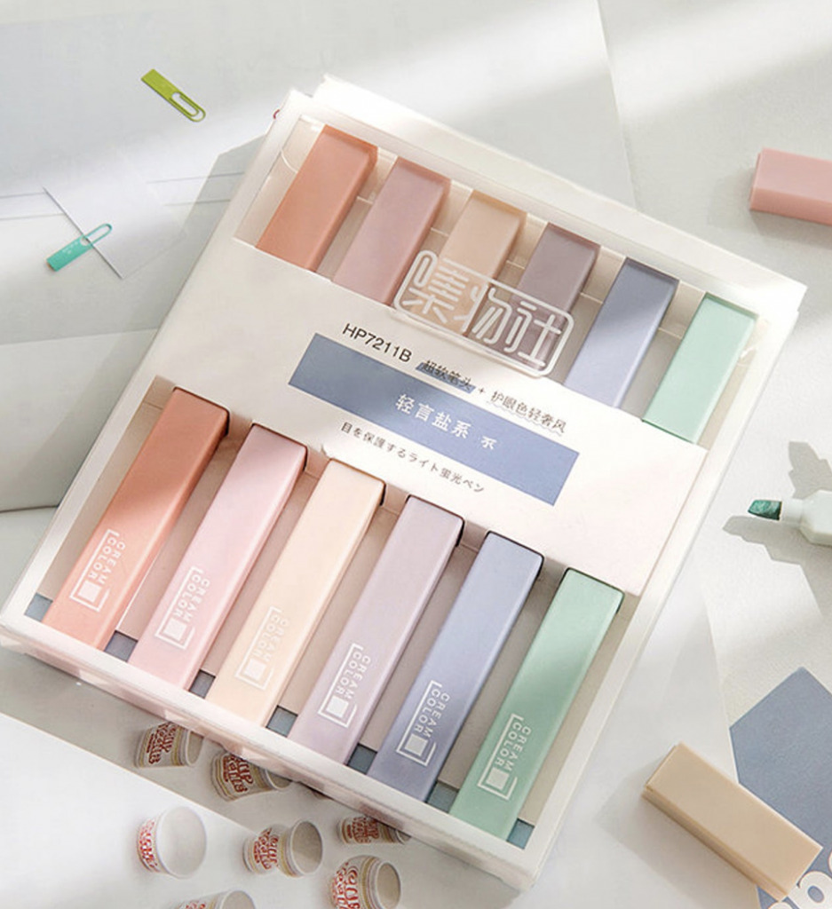 pastel highlighters