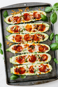zucchini pizza boats