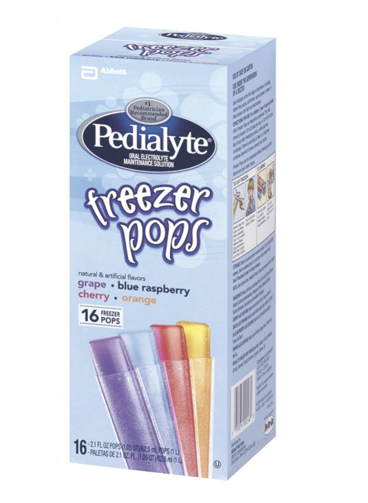 pedialyte freeze pops