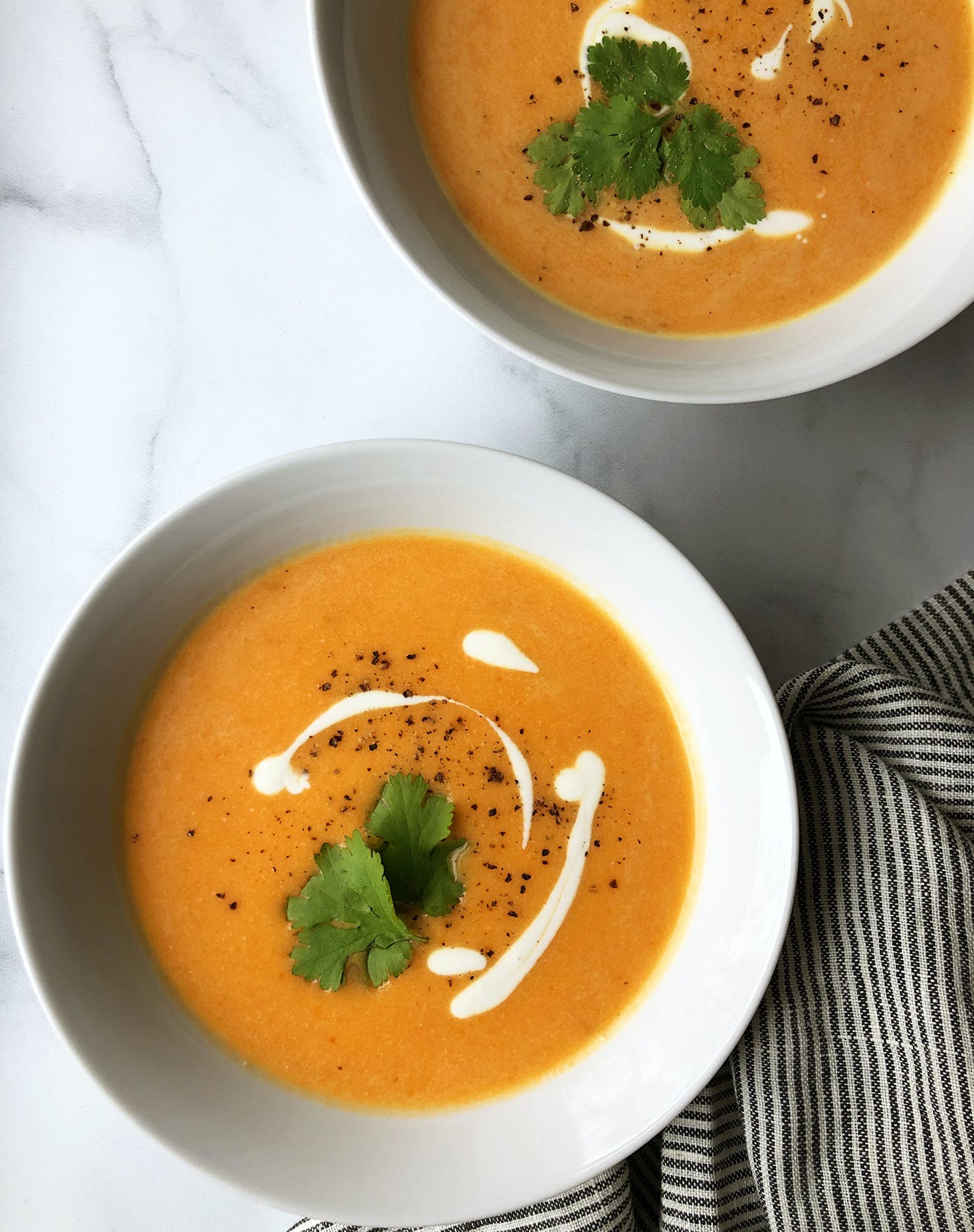 fall carrot ginger soup