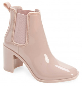 pink rain boots