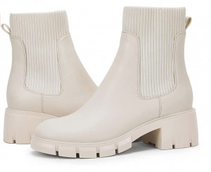 cream ankle boots