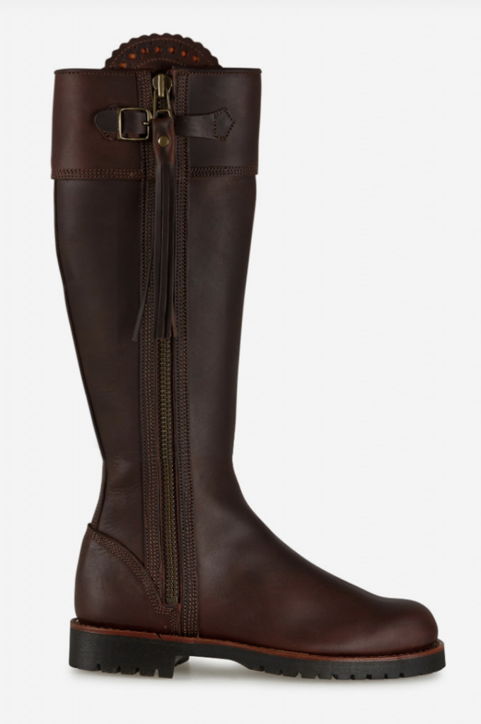 brown riding boots