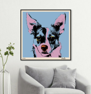 andy warhol pet portrait