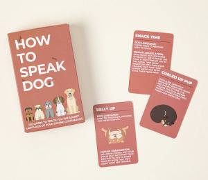 how to speak dog cards
