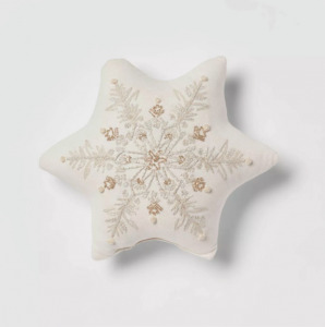 snowflake pillow