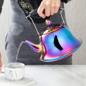 rainbow tea kettle