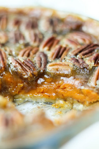 sweet potato pecan pie thanksgiving vegan recipe