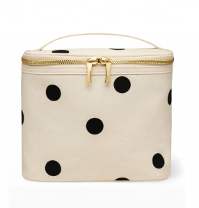 deco dot lunch tote