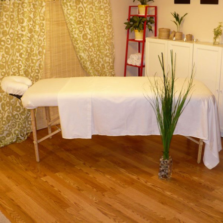 arcadia organic massage table sheet