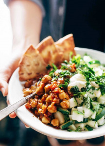 Spiced Chickpea bowls