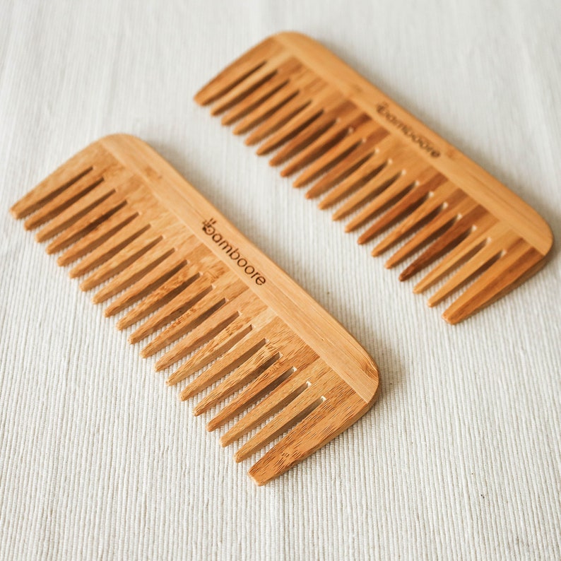bamboore eco friendly bamboo detangling comb