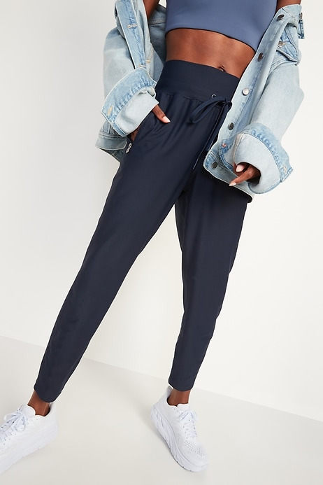 old navy High-Waisted PowerSoft Zip Jogger Pant
