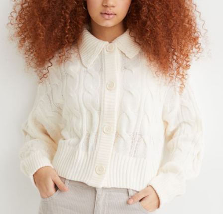H&M Cable-knit Cardigan
