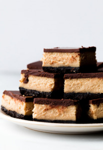 chocolate peanut butter cheesecake bars
