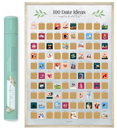 Wishmead 100 Dates Scratch Off Poster