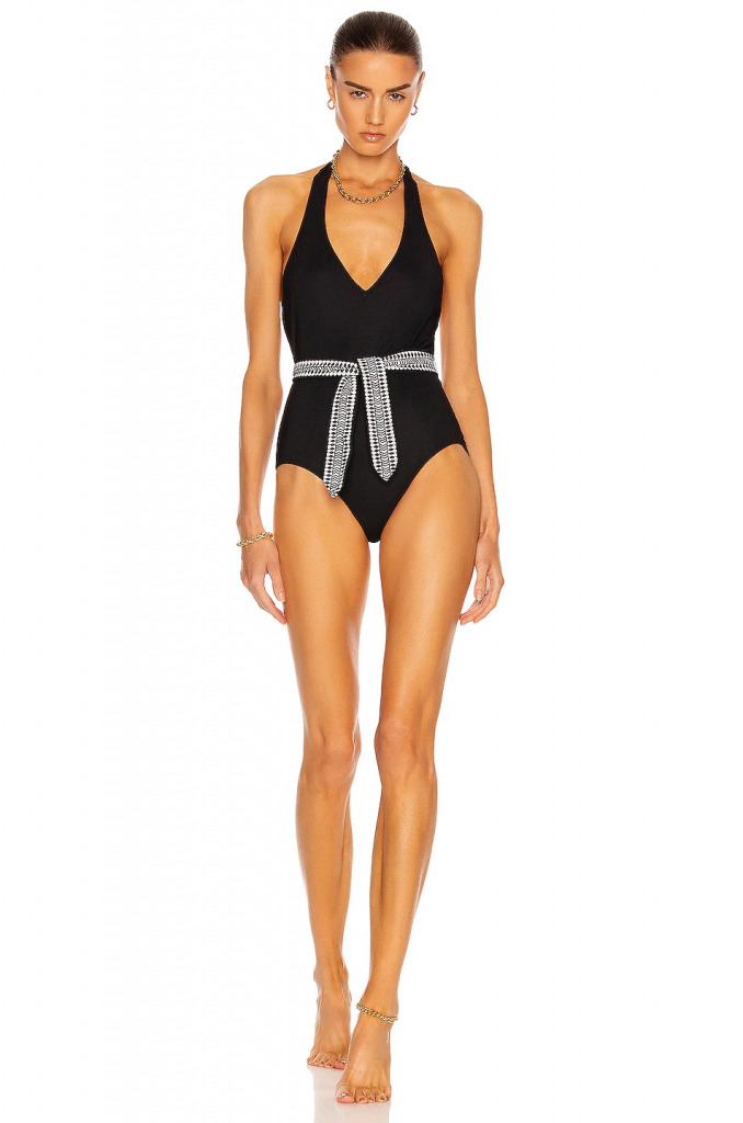 belted one piece