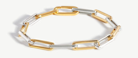 Missoma Fused Two Tone Chain Bracelet