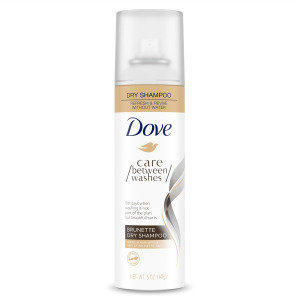 dove care between washes dry shampoo