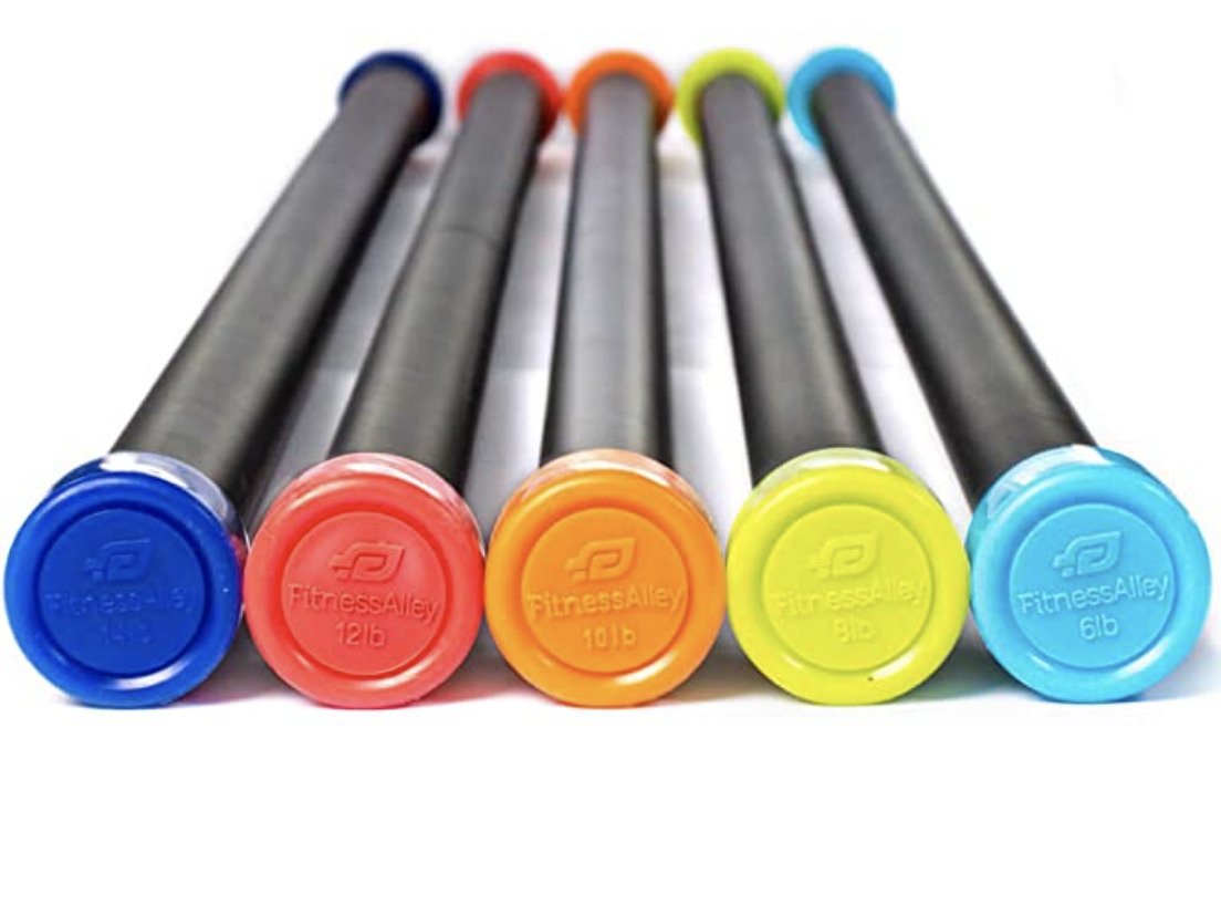 Fitness Alley Weighted Bar Total Workout Bar