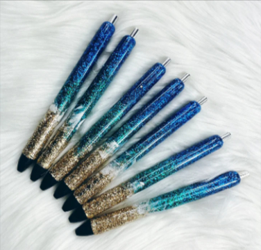 Personalized Beach Glitter Pens Birthday Gift Custom _ Etsy