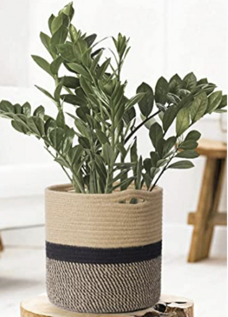 japandi style plant basket