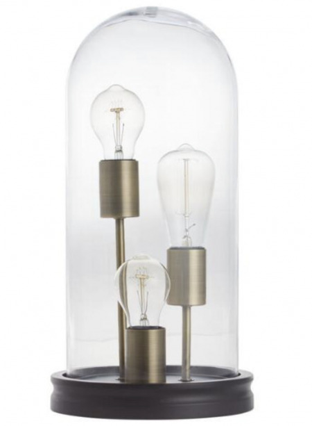 glass coche edison bulb table lamp