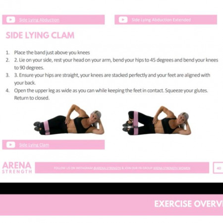 side lying clam exercise