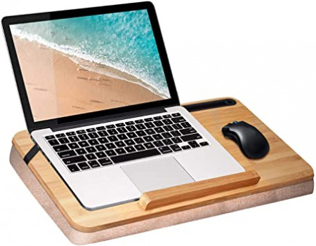 wishacc portable bamboo laptop tray