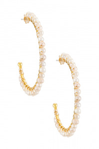 Mercedes Salazar Pearls de Amor Earrings