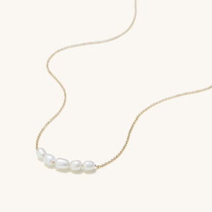 Mejuri Organic Pearl Bead Necklace