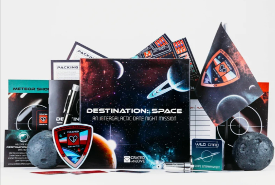 Space-themed Date Night Box Destination_ Space Bridal _ Etsy