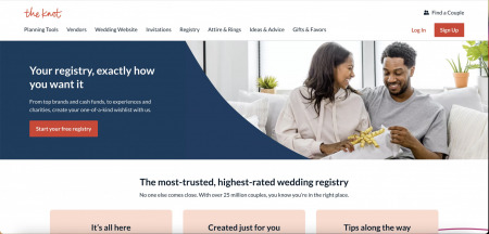 the knot wedding registry