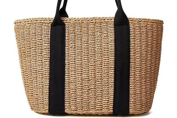Straw Summer Large Tote