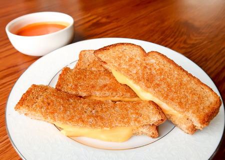 grilled cheese dippers