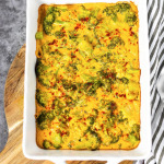 Gluten-Free Vegan Broccoli Cheese Casserole