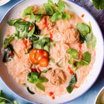 Thai-Inspired Chicken Meatball Soup