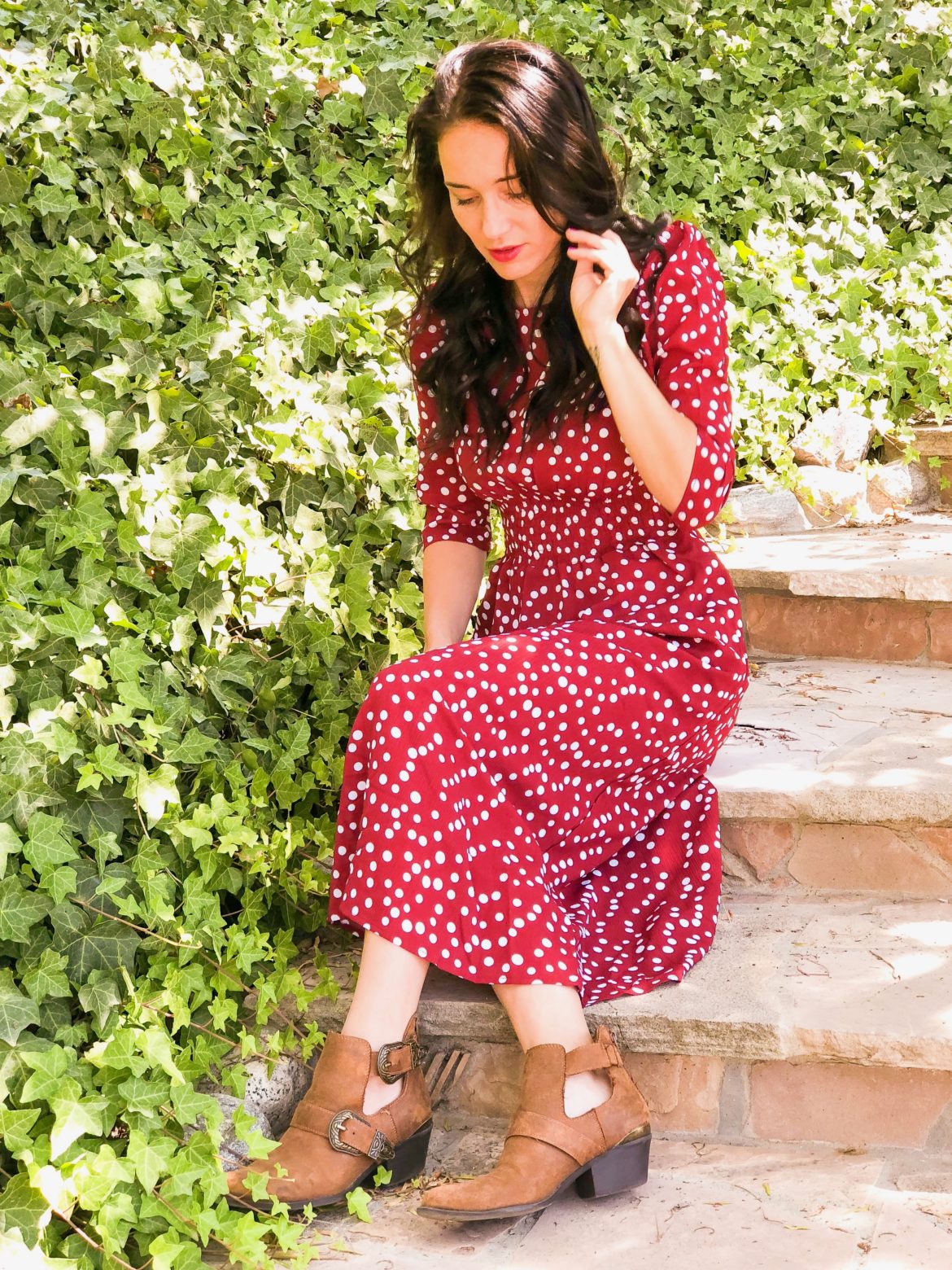 polka dot dress